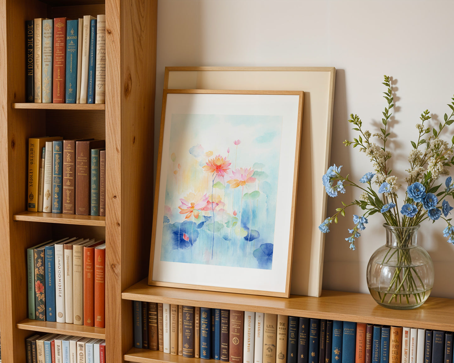 Vibrant Lotus | Abstract Lotus Watercolor Art Print