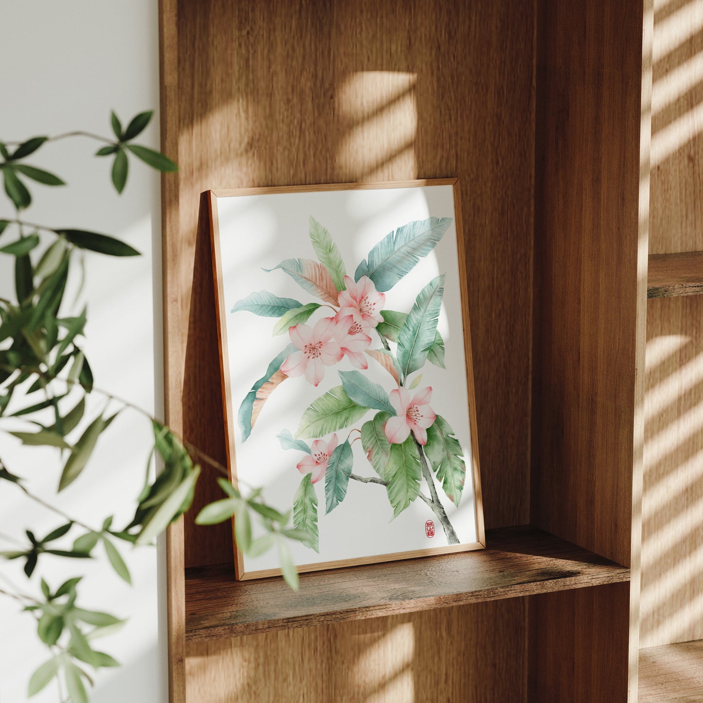 Flowering Sakura | Floral Watercolor Art Print