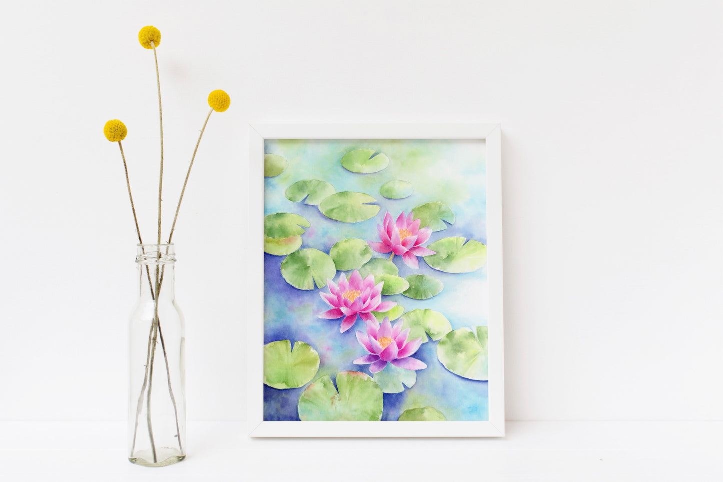 Ethereal Blooms | Floral Watercolor Art Print