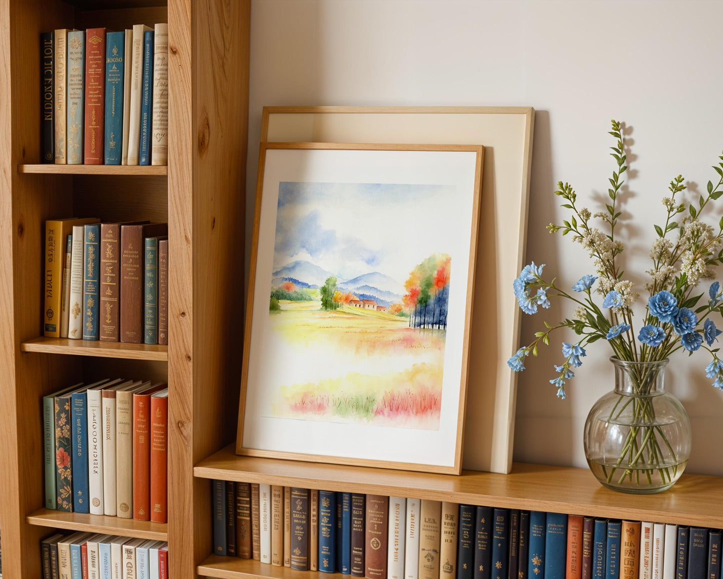 Country Roads| Set of 2 Watercolor Country Landscape Art Prints