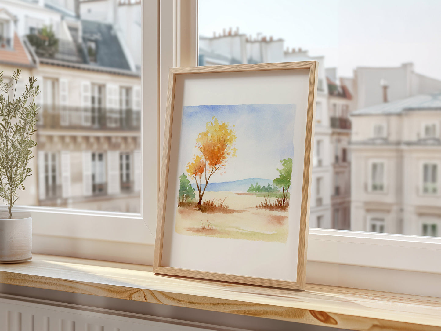 Set of 2 or 3 Vibrant Autumn Prints | Watercolor Landscape Art Print