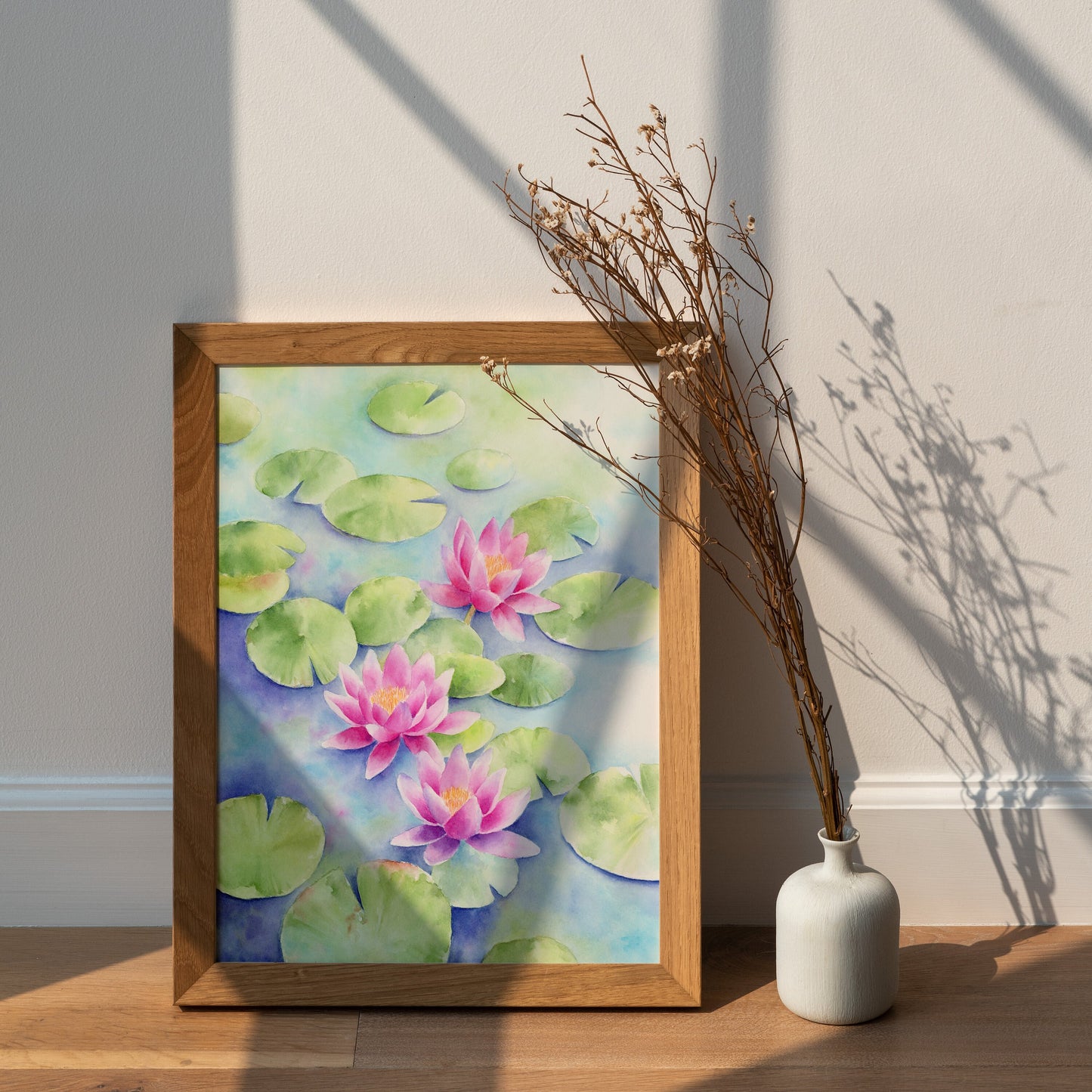 Ethereal Blooms | Floral Watercolor Art Print