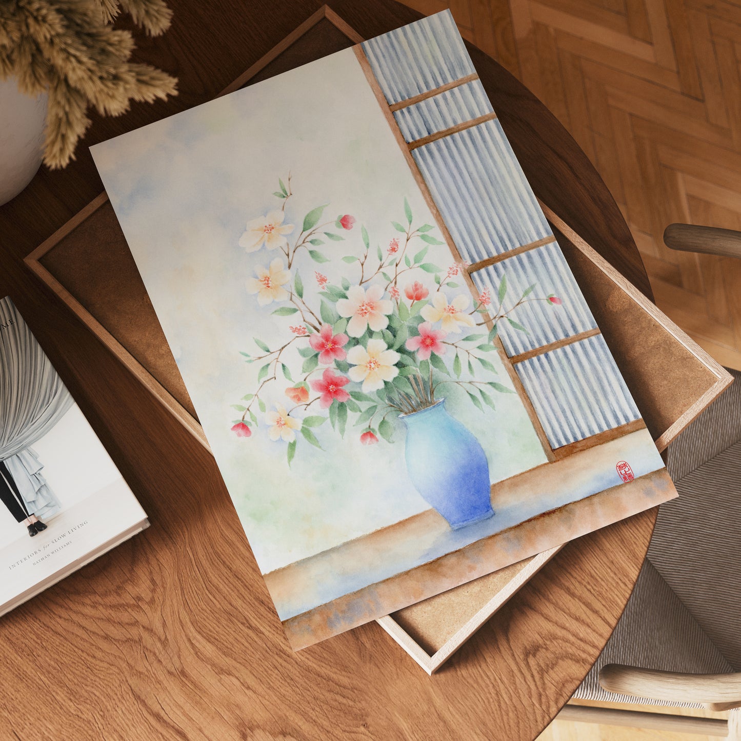Floral Vessel | Floral Watercolor Art Print