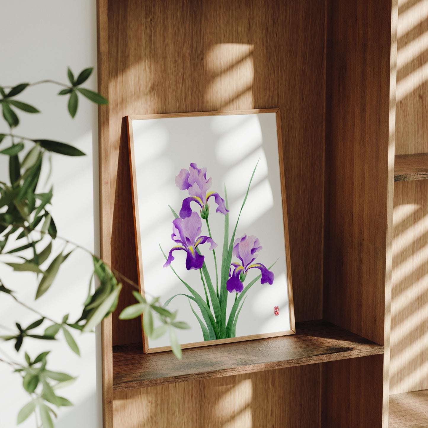 Boundless Violet | Iris Watercolor Art Print